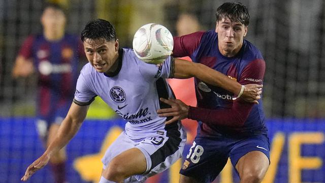 Foto: Marc Guiu Kembali Cetak Gol meski Barcelona Ditumbangkan Club Amerika pada Laga Persahabatan