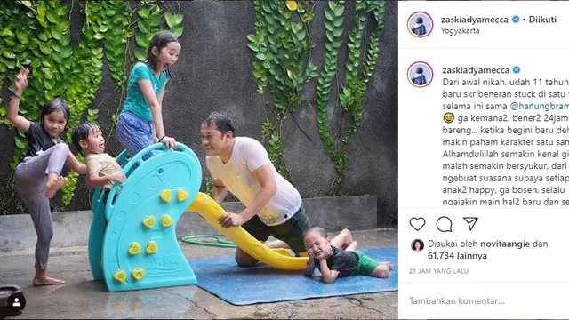 Zaskia Adya Mecca (Foto: Instagram/@zaskiaadyamecca)