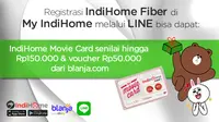 Subscribe Official Account INDIHOME Dapat Promo Menarik di LINE 