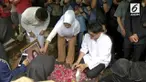 Jenazah Dylan Sahara dimakamkan di Ponorogo. Istri Ifan Seventeen ini turut menjadi korban tsunami di Tanjung Lesung, Banten.