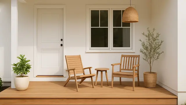 Model Teras Rumah Sederhana Bernuansa Putih