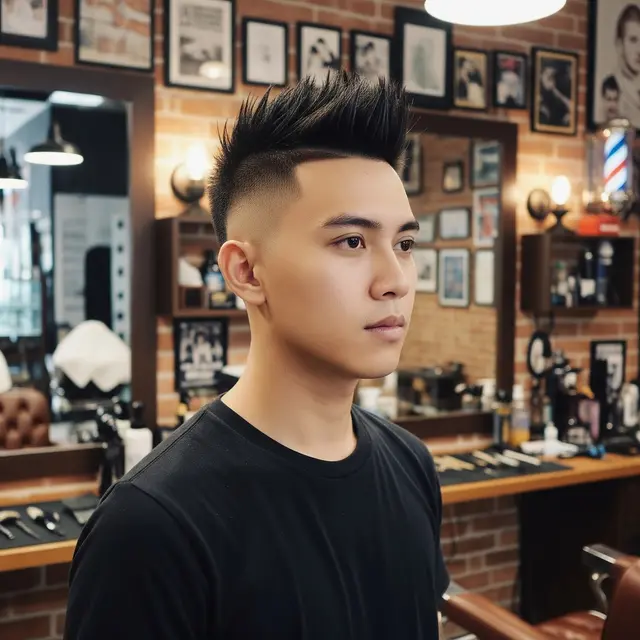 Model Rambut Pria Pendek Berdiri