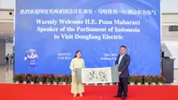 Ketua DPR RI Puan Maharani mengunjungi kantor pusat Dongfang Electric yang berada di Kota Chengdu, Provinsi Sichuan, dalam kunjungan kerjanya ke Republik Rakyat Tiongkok (RRT). (Foto: Dokumentasi DPR RI).