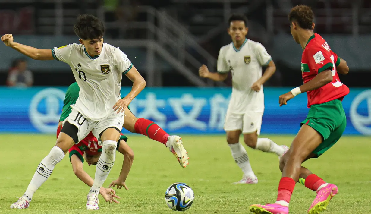 Peluang timnas Indonesia U-17 sangat bergantung pada hasil pertandingan pada laga terakhir grup E dan F. (Doc. LOC WCU17/NFL)