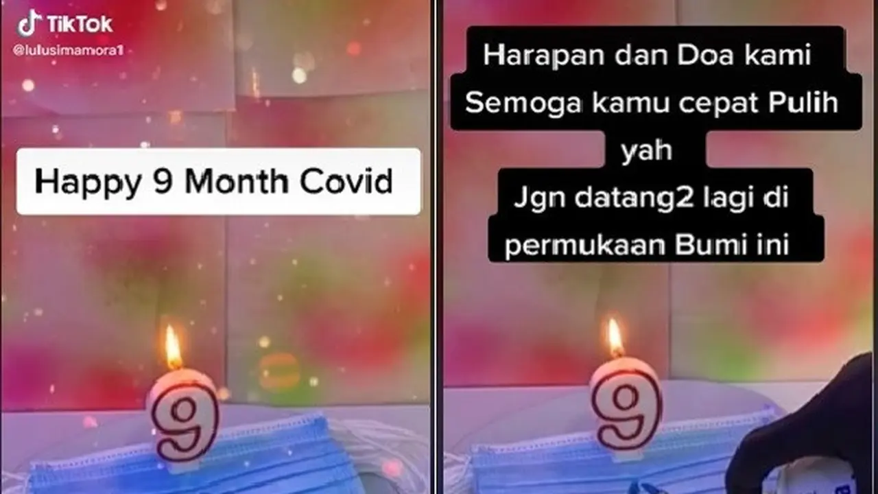 perayaan 9 bulan covid