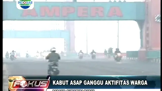 Kabut Asap Ganggu Aktifitas Warga