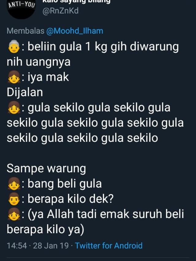 Cerita Kocak Warganet Ketika Disuruh Emak Ke Warung