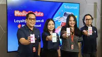 Telkomsel hadirkan beragam program loyalitas untuk pelanggan melalui akses di aplikasi MyTelkomsel. (Liputan6.com/Agustinus M. Damar)
