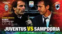  Juventus vs Sampdoria (Liputan6.com/Abdillah)