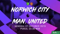 Premier League - Norwich City Vs Manchester United (Bola.com/Adreanus Titus)