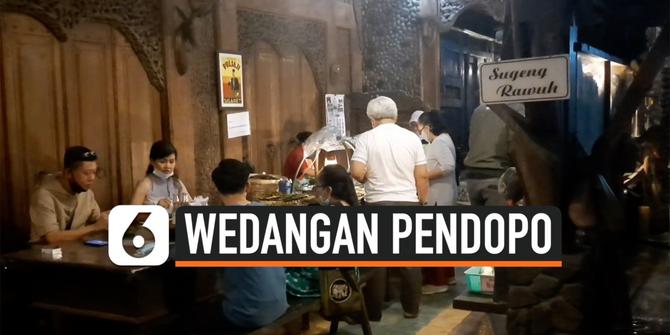 VIDEO: Wedangan Pendopo, Kuliner Klasik Langganan Jokowi