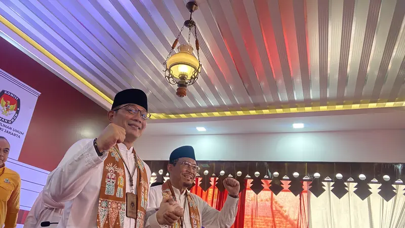 Ridwan Kamil-Suswono Daftar Pilgub Jakarta 2024