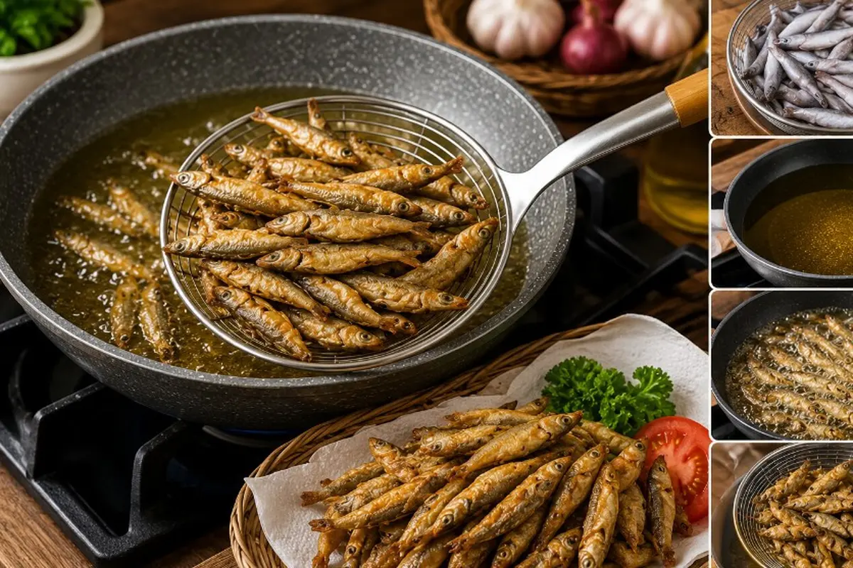 Trik Menggoreng Ikan Kecil agar Tidak Lengket