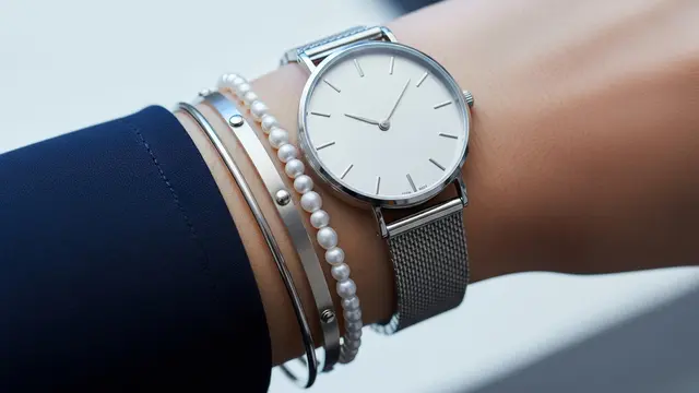 Silver Serenity: Sentuhan Dingin yang Modern