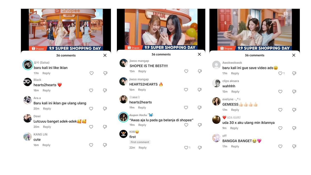 Kolaborasi Manis! Iklan Shopee Hearts2Hearts untuk 9.9 Super Shopping Day