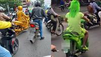 6 Potret Totalitas Pengendara Pakai Baju Warna Sama Kayak Motor Ini Kocak (IG/sukijan.id)