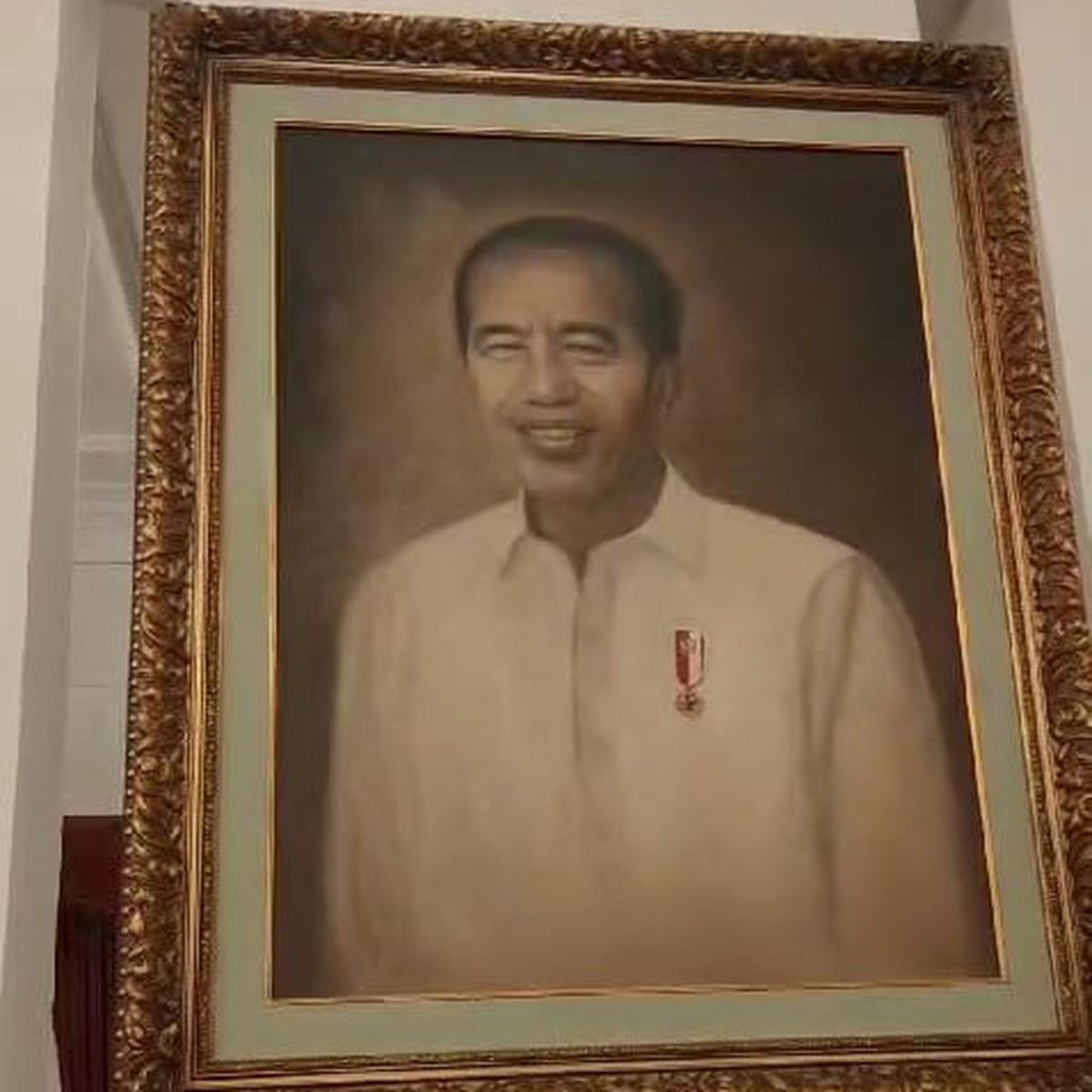 Lukisan Jokowi di Istana Kepresidenan
