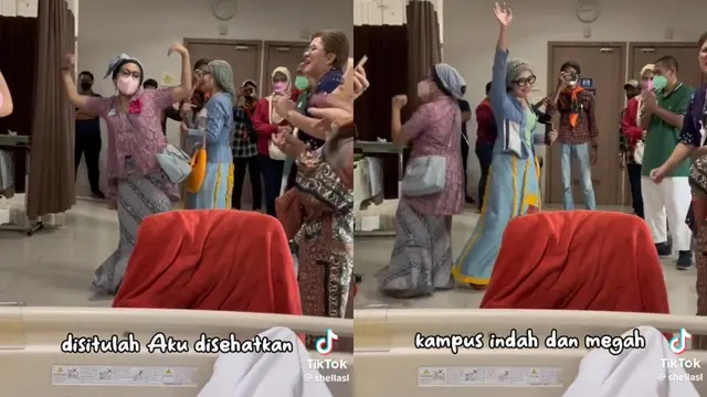 Viral Video Para Penyintas Kanker Datang ke Rumah Sakit Hibur Pasien