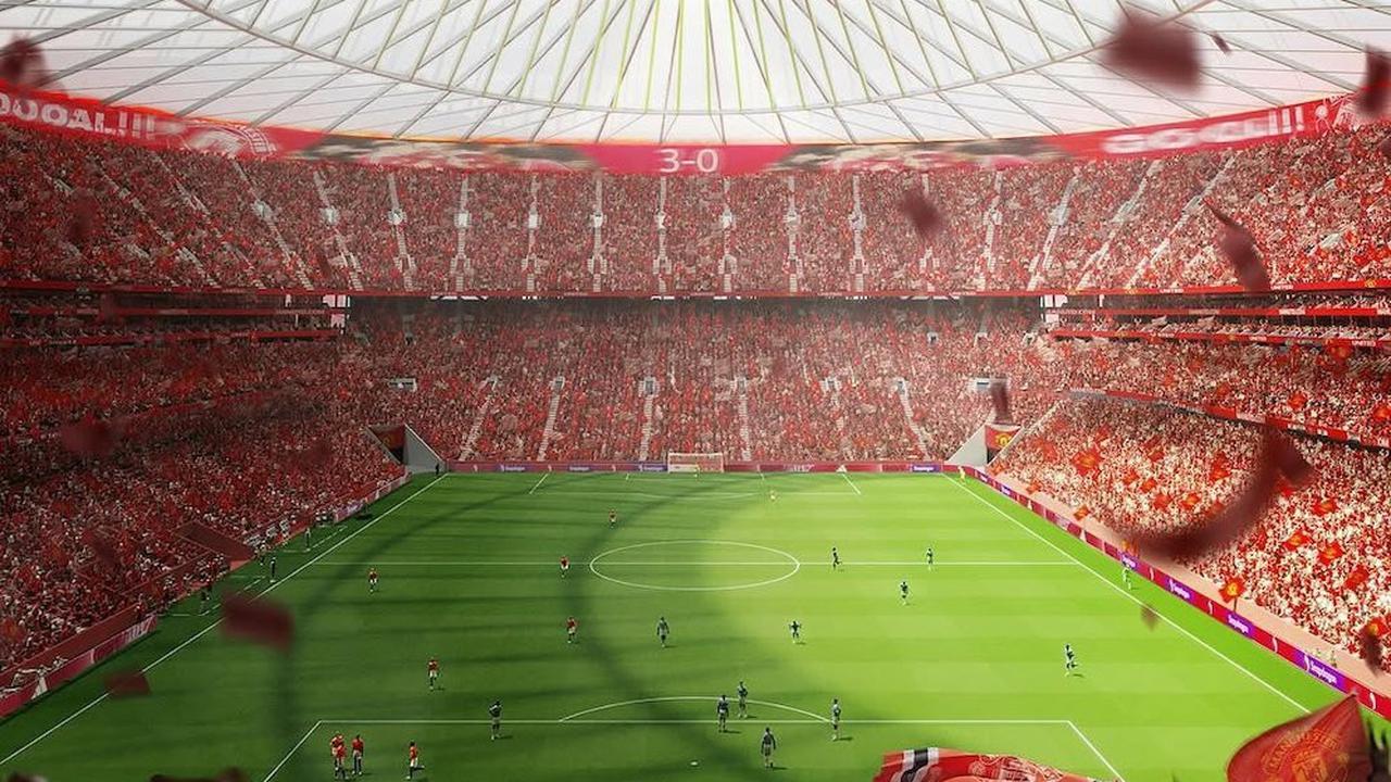 Penampakan dalam stadion baru Manchester United (c) MUFC Official