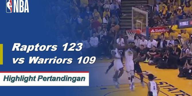 Cuplikan Pertandingan NBA : Raptors 123 vs Warriors 109