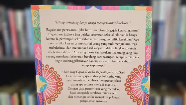 Blurb Akhir Sang Gajah di Bukit Kupu-Kupu
