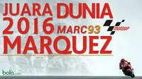 Marc Marquez Juara MotoGP 2016 (Bola.com/Adreanus Titus)