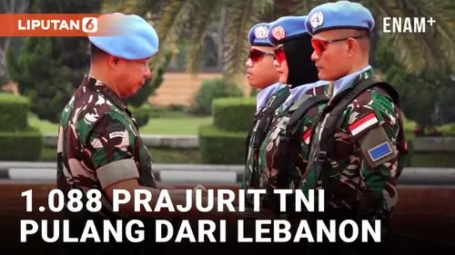 VIDEO: Kembali dari Lebanon, 1.088 Prajurit Pasukan Perdamaian Peroleh Satyalencana Santi Dharma