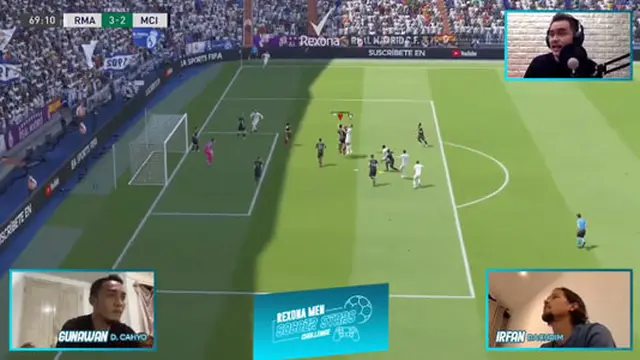 Irfan Bachdim Menang Tipis 3-2 Atas Gunawan di Rexona Men Soccer Stars Challenge