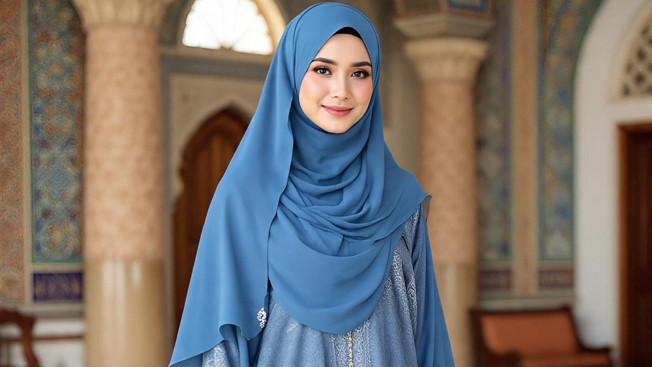 Ilustrasi Kaftan Syar'i