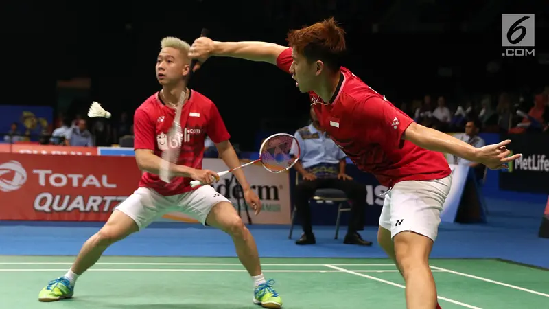 Babak Pertama Indonesia Open 2017, Kevin/Markus Tersingkir 