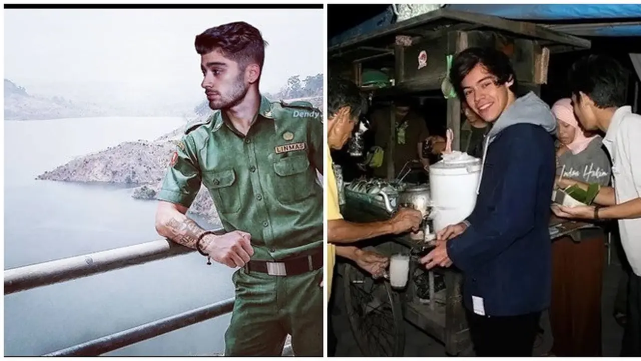 6 Editan Foto Zayn Malik dan Harry Styles yang Paling Kocak, Bikin Senyum