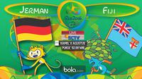 Jerman Vs Fiji_Rio 2016 (Bola.com/Adreanus Titus)
