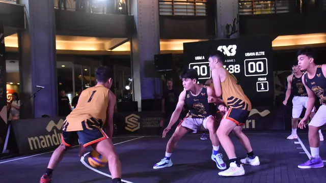 Keseruan grand final kompetisi basket 3x3 nasional di Citos