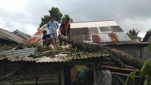 Puting beliung melanda 2 kecamatan di Cilacap, Kamis (1/10/2020). (Foto: Liputan6.com/BPBD Cilacap)
