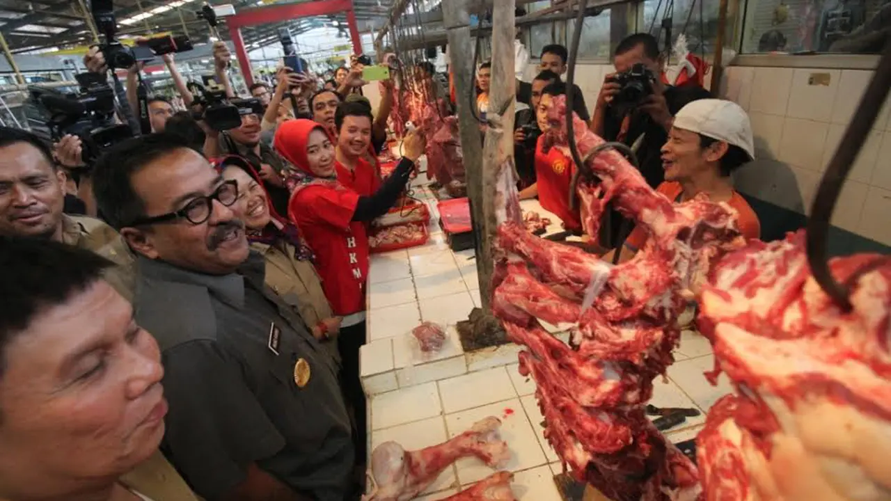Sidak Pasar Daging