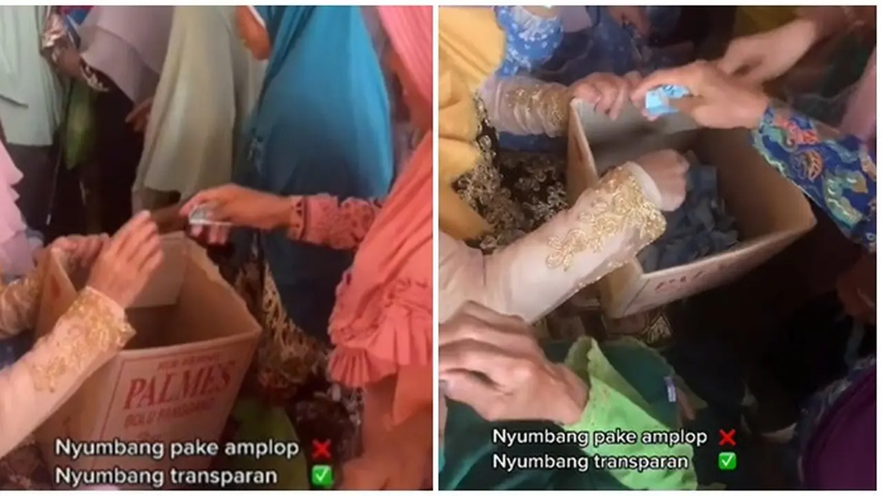 Aksi Emak-emak Beri Sumbangan Nikah Tanpa Amplop, Bikin Mental Netizen Menciut