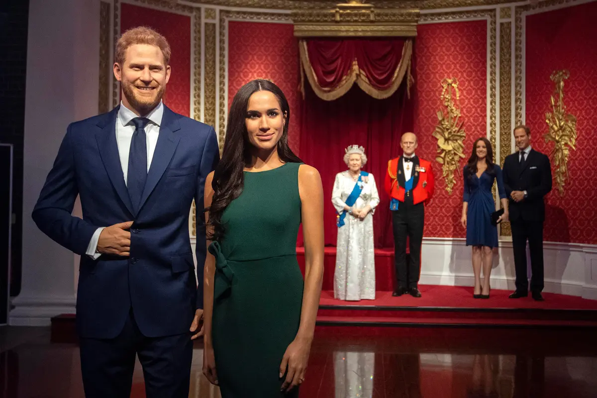 Patung Lilin Pangeran Harry dan Meghan