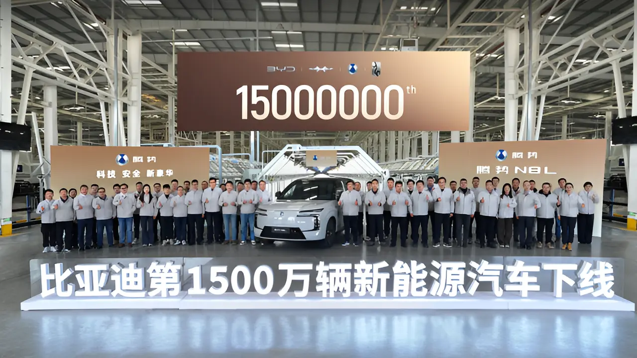 Kalahkan Tesla dan VW, Produksi Kendaraan Listrik BYD Tembus 15 Juta Unit (Carnewschina)