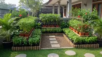 9 Inspirasi Kebun Sayur Depan Rumah Tanpa Ganggu Mobilitas, Sejuk dan Tenang