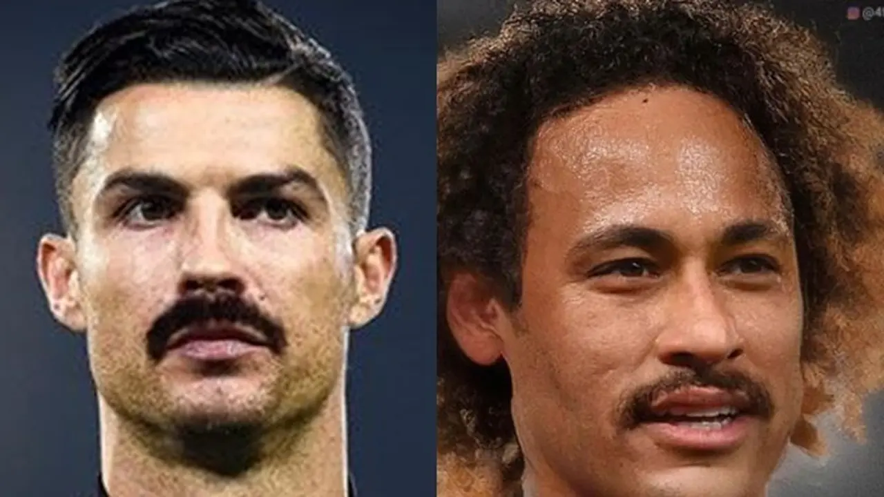 6 Editan Foto Pesepak Bola yang Main di Piala Dunia 2022 Saat Berkumis, Kocak