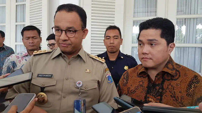 Anies Baswedan dan Erick Thohir