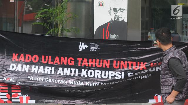 Hari Anti Korupsi Sedunia, BEM UGM Desak Penuntasan Kasus Novel Baswedan