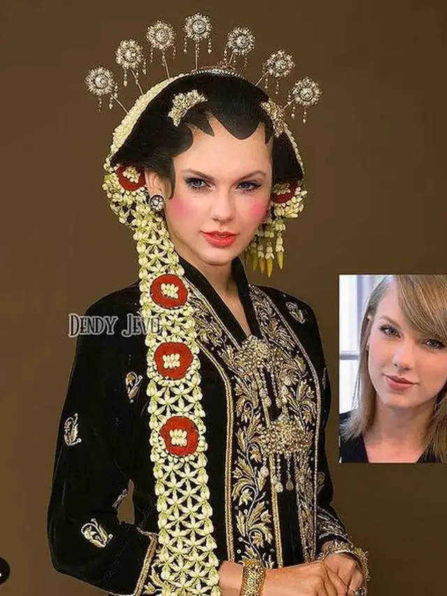 6 Editan Foto Taylor Swift Jadi Warga Indonesia Ini Kocak, Ikut dalam Pemilu