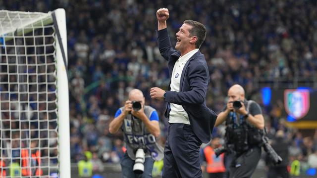 Foto: Momen Suka Cita Para Pemain Inter Milan setelah Pastikan Gelar Juara Liga Italia Musim 2025/2026