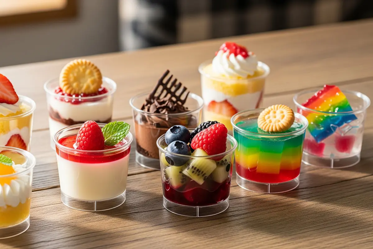 Ide Dessert dan Camilan Mini Pakai Cup Jeli Kecil yang Tampilannya Lucu