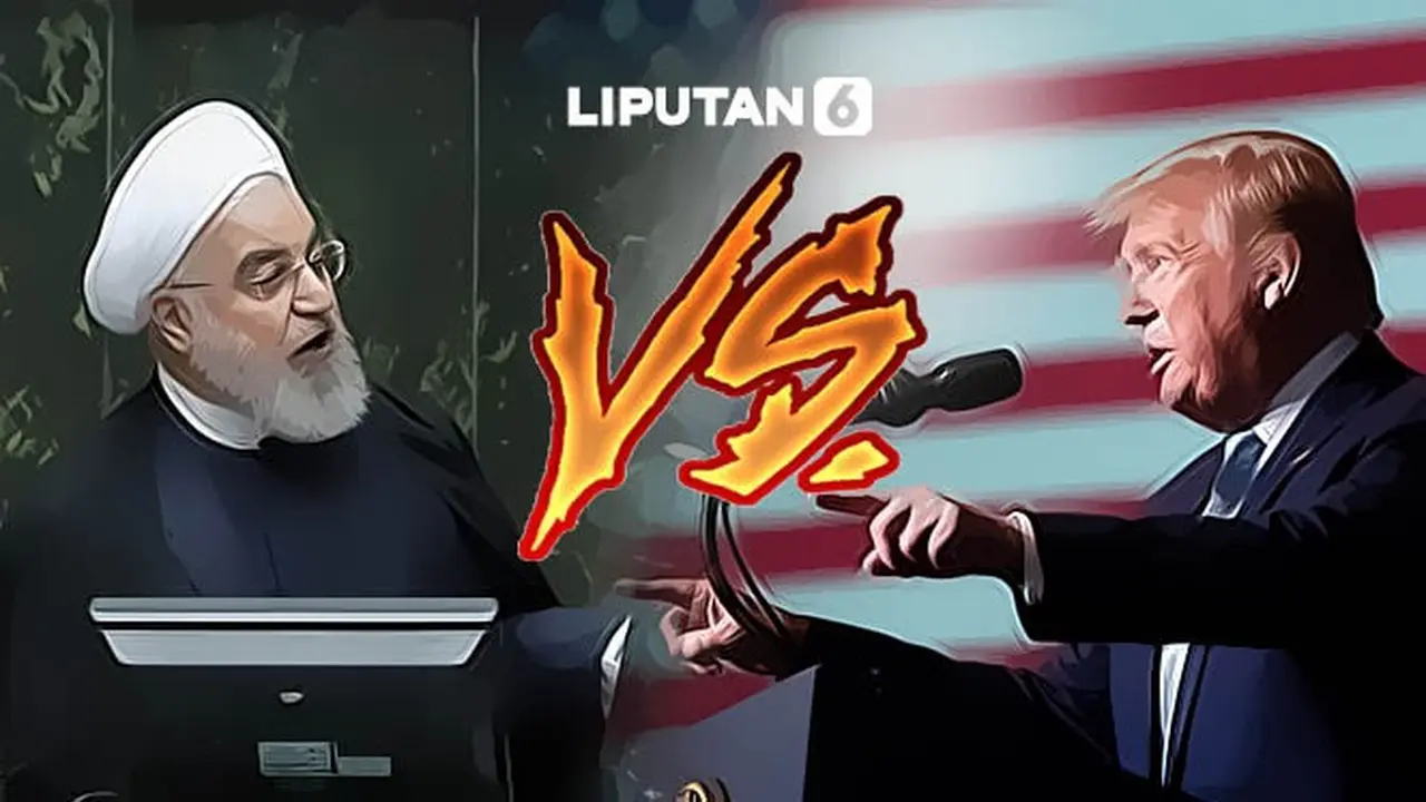Banner Infografis Dampak Global Konflik AS Vs Iran