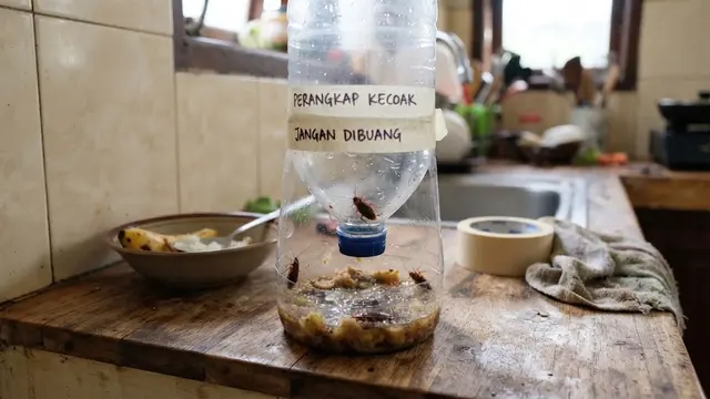 Cara Membuat Perangkap Kecoak Rumahan tanpa Bahan Kimia yang Mudah Dibuat