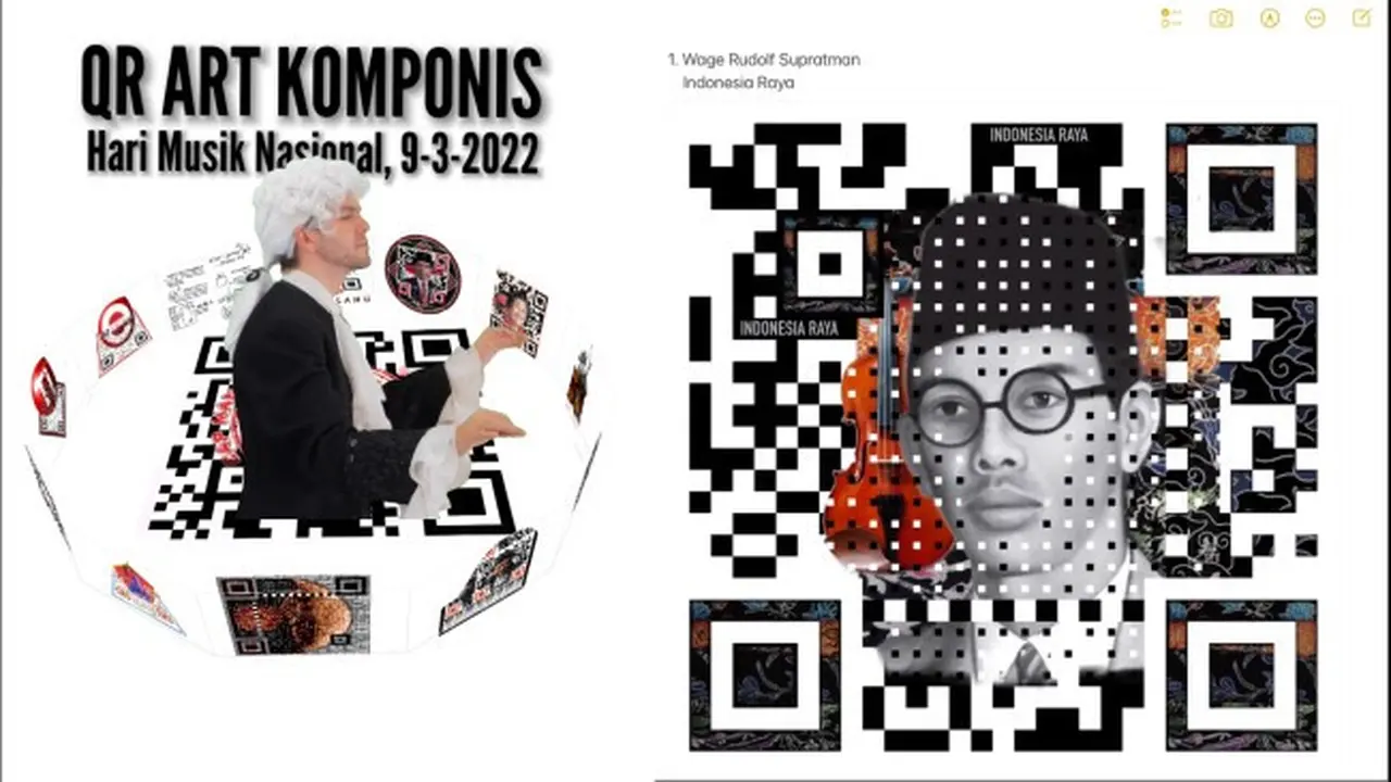 Saat Qr Art Mas D Satukan Komponis Indonesia Dalam Sebuah Pameran Virtual