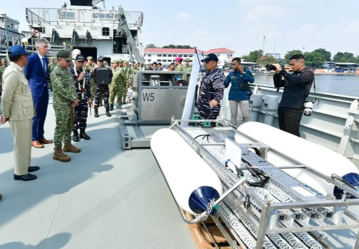 FOTO: KRI Canopus Resmi Perkuat Pemetaan Laut dan Pertahanan Maritim Indonesia