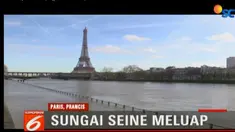 Otoritas Paris menutup beberapa ruas jalan sepanjang pinggiran Seine, dari sebelah Timur Paris, hingga kawasan di sekitar Menara Eiffel